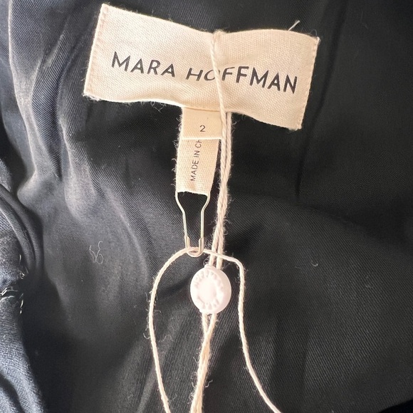 Mara Hoffman Enya One-Shoulder Hemp Maxi Dress - size 2 - NWT - Vacation cruise - Picture 11 of 12